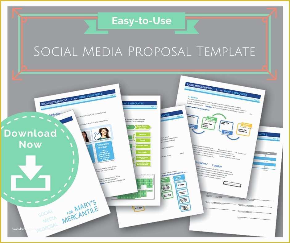Free social Media Video Template Of social Media Proposal Template Free Invitation Template