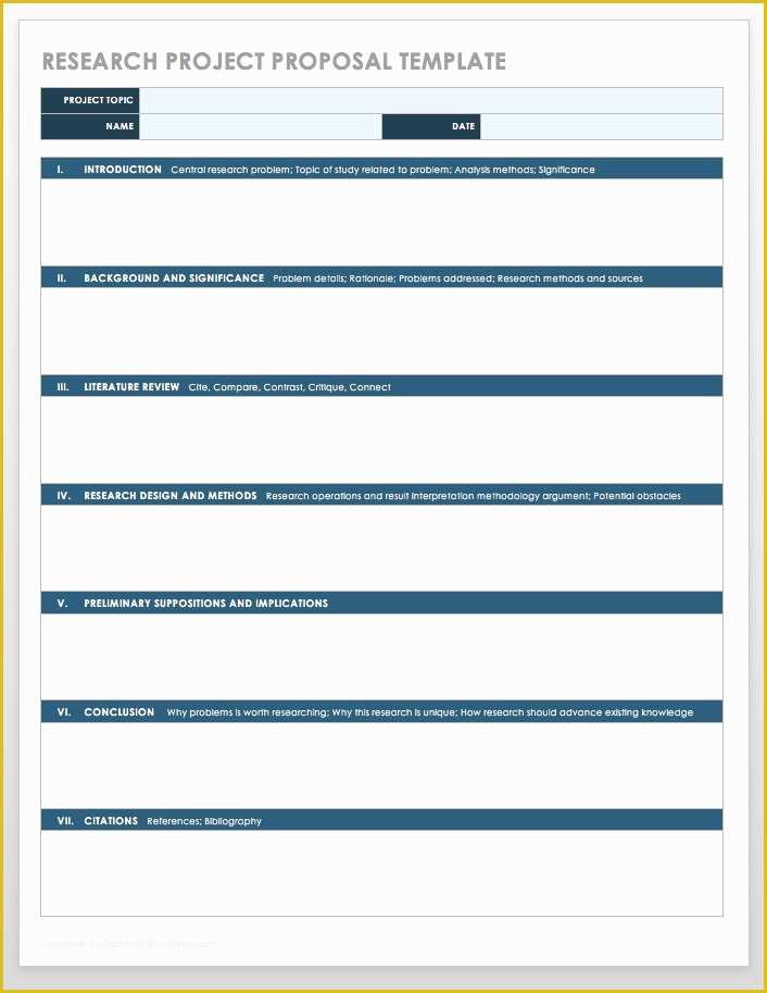 Free software Proposal Template Of 17 Free Project Proposal Templates
