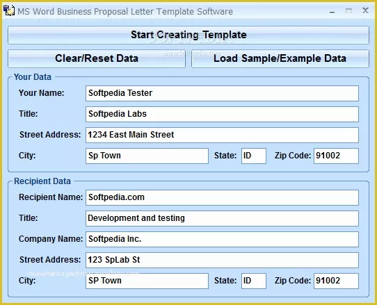 55 Free software Proposal Template