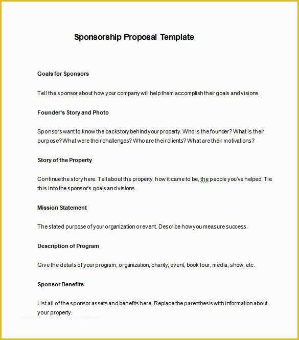 Free software Proposal Template Of Proposal Templates – 140 Free Word Pdf format Download