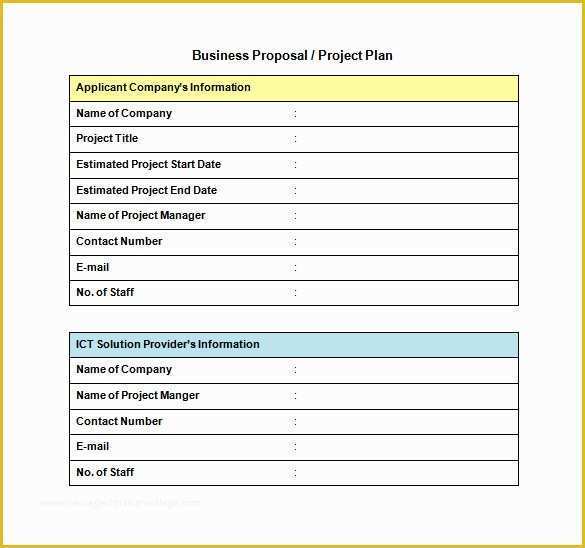 Free software Proposal Template Of Proposal Templates – 140 Free Word Pdf format Download