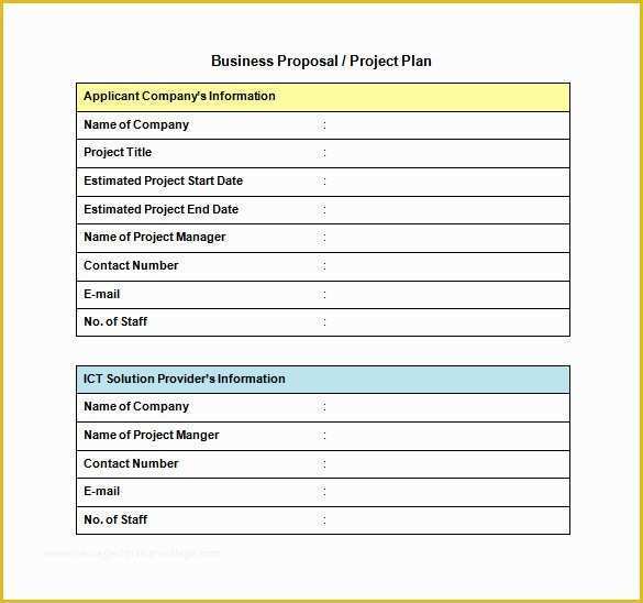 Free software Proposal Template Of Proposal Templates – 140 Free Word Pdf format Download