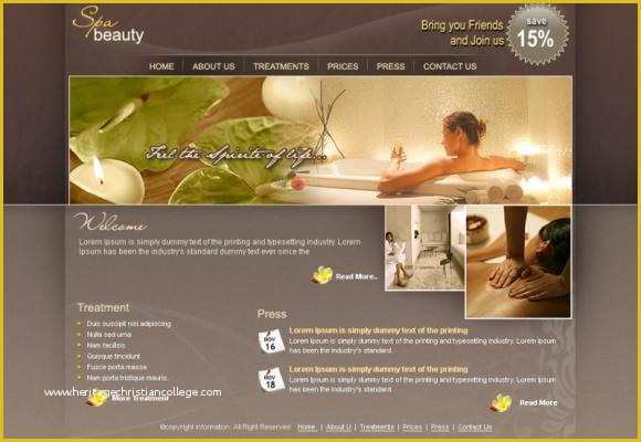 Free Spa Website Templates Of Designfirms™ Virtuoso Analytic Services Pvt Ltd