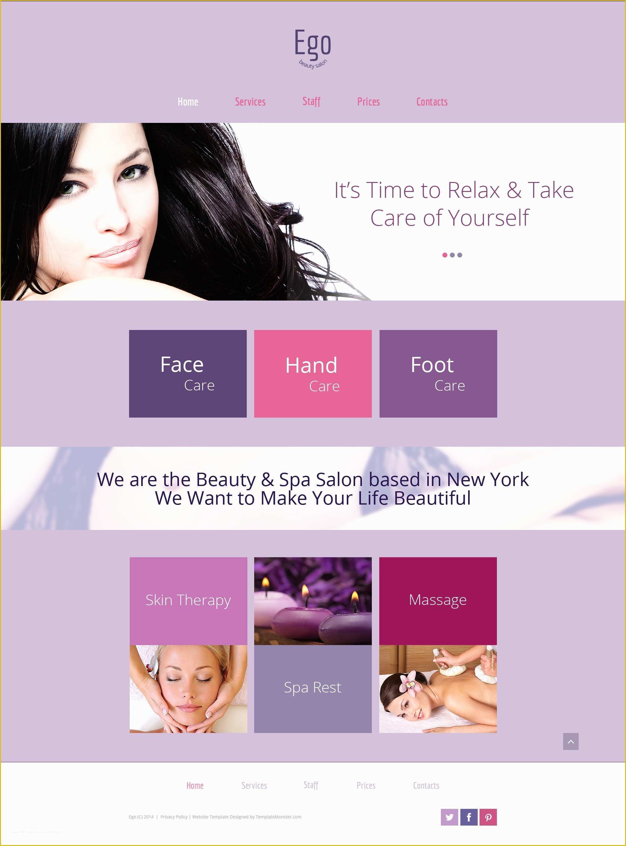 Free Spa Website Templates Of Free HTML5 theme for Spa Salon