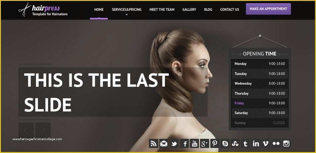Free Spa Website Templates Of Hair Salon Website Templates Hair Style Website