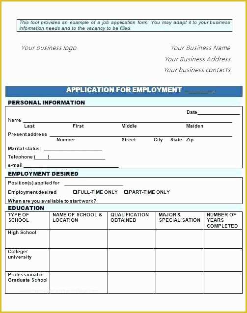 Free Spanish Job Application Template Of Truck Driver Employment Application form Template Accurate