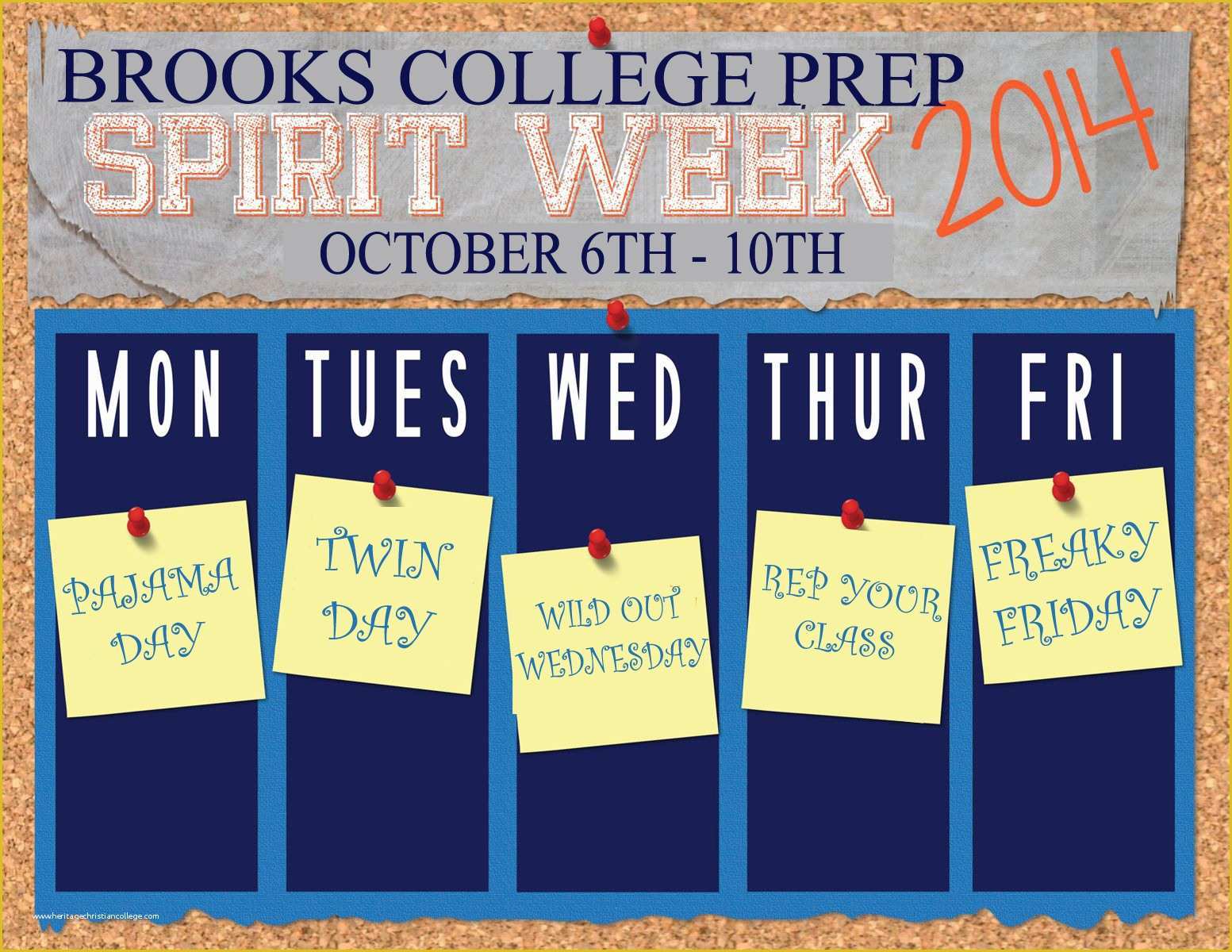 Free Spirit Week Flyer Template Of Gwendolyn Brooks College Prepatory Academy