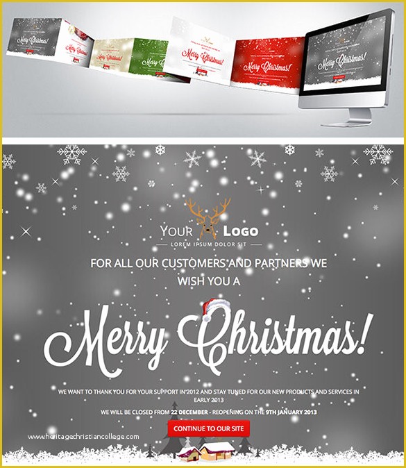 Free Splash Page Template Of 18 Christmas Website themes &amp; Templates