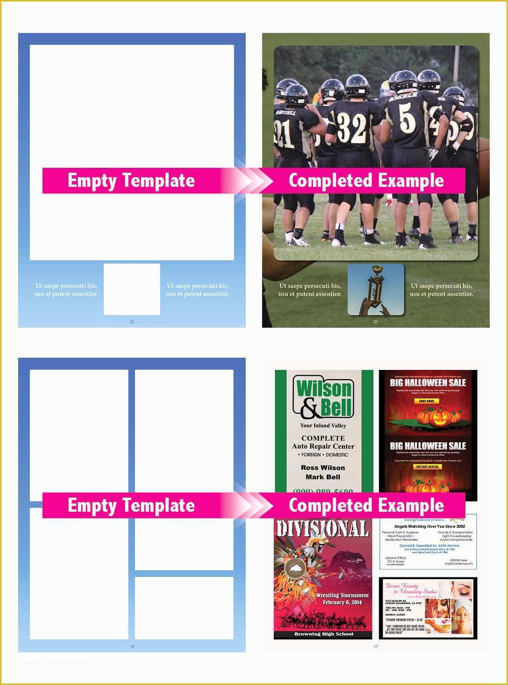 Free Sports Program Template Of Booklet Templates
