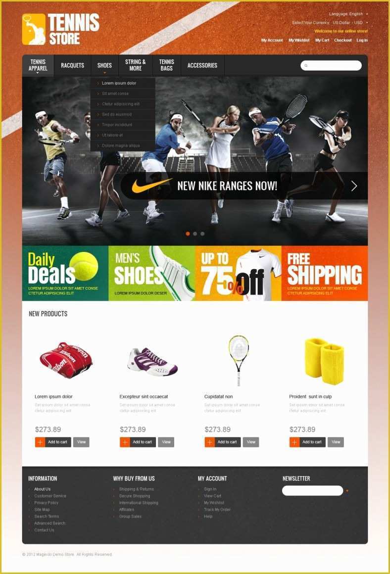 Free Sports Web Templates Of 10 Best Sports Opencart Website Templates & themes