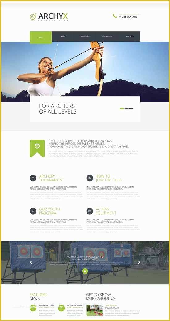 Free Sports Web Templates Of 40 Best Sport Website Templates Free &amp; Premium