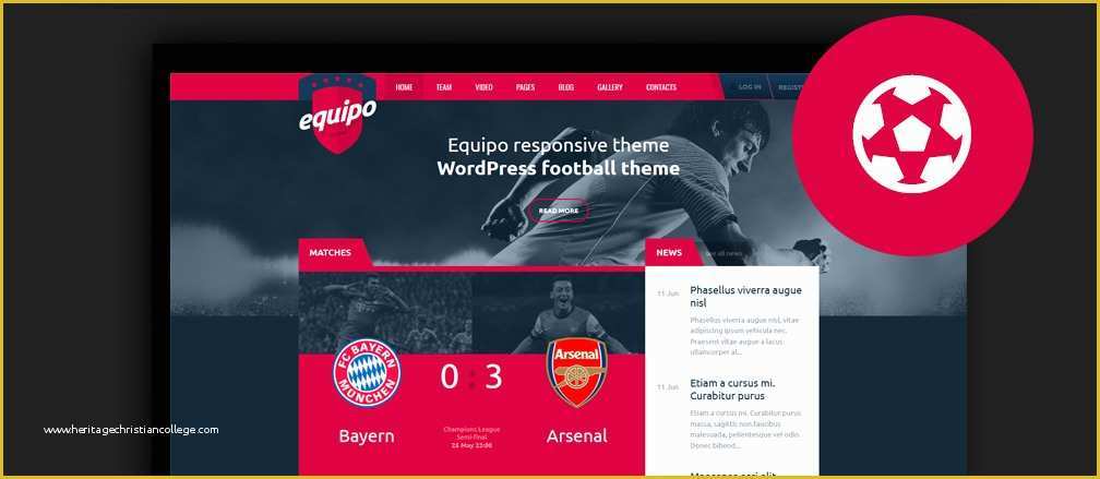 Free Sports Web Templates Of 50 Best Wordpress Sports themes 2017