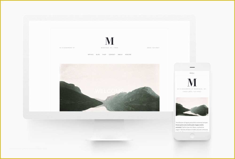 Free Squarespace Templates Of Squarespace Template Montauk — 10twelve Creative Agency