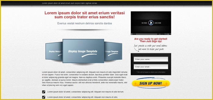 Free Squeeze Page Templates Of 42 Free Squeeze Page Templates for Instant Download