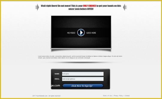 Free Squeeze Page Templates Of 42 Free Squeeze Page Templates for Instant Download
