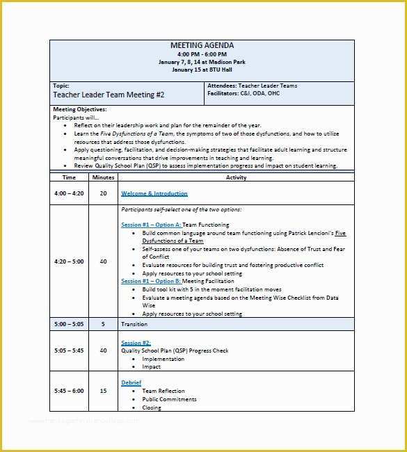 Free Staff Meeting Agenda Template Of 17 Staff Meeting Minutes Templates Pdf Doc