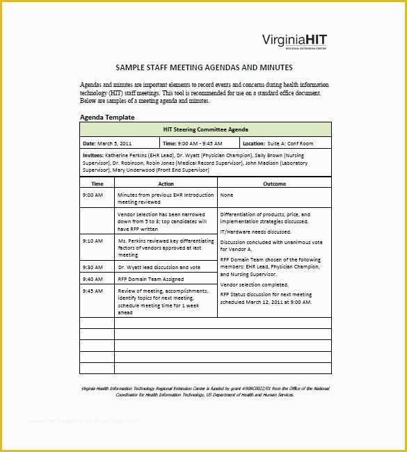 Free Staff Meeting Agenda Template Of 25 Simple Agenda Templates Pdf Doc