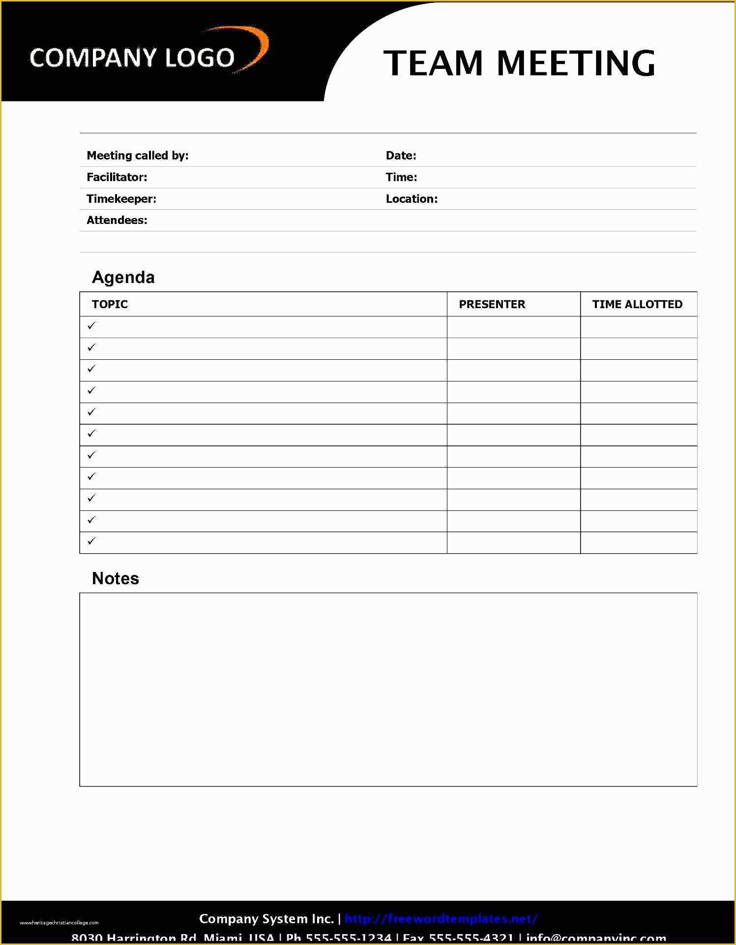 Free Staff Meeting Agenda Template Of Meeting Staff Meeting Agenda Template