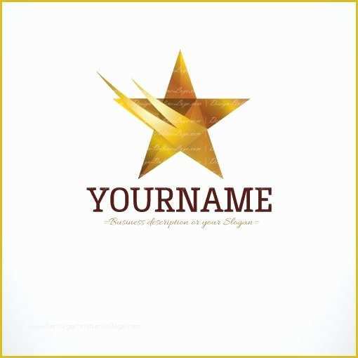 Free Star Logo Templates Of 3d Star Logo Free Business Card