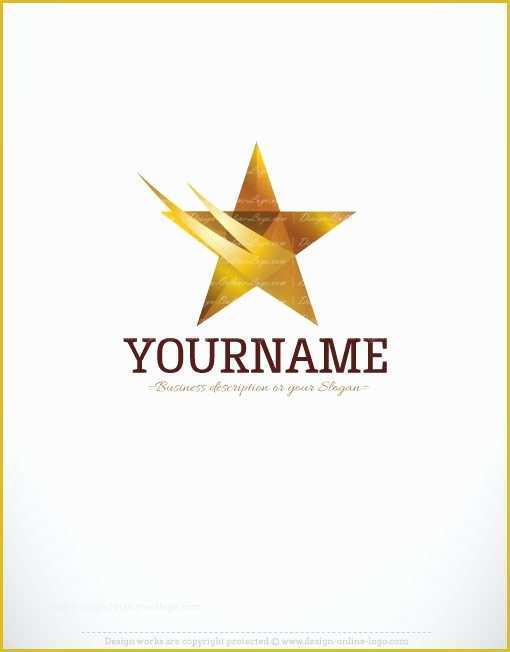 Free Star Logo Templates Of 3d Star Logo Free Business Card