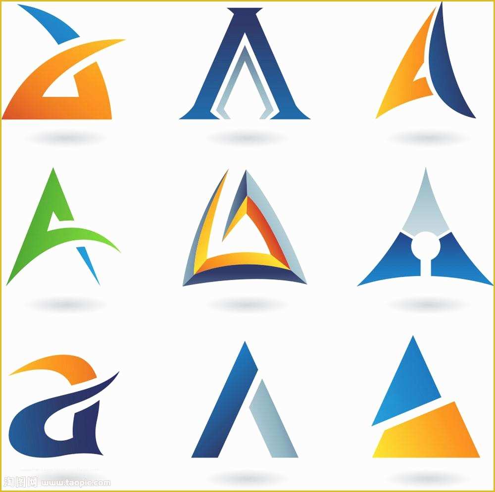 Free Star Logo Templates Of 创意字母a标志矢量图片 图片id 行业标志 标志图标 矢量素材 淘图网 Taopic