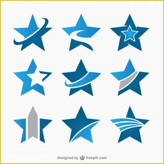 Free Star Logo Templates Of Estrellas Abstractas