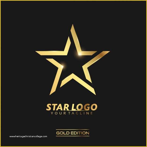 Free Star Logo Templates Of Gold Star Logo Vector