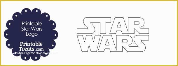 Free Star Logo Templates Of Printable Star Wars Logo Template — Printable Treats