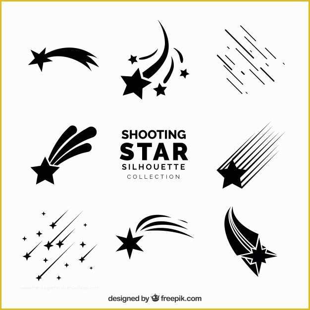 Free Star Logo Templates Of Shooting Star Vectors S and Psd Files