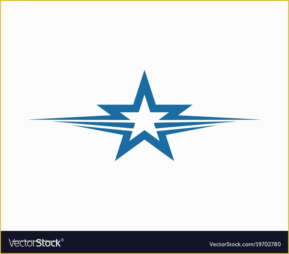 Free Star Logo Templates Of Star Logo Template Royalty Free Vector Image Vectorstock
