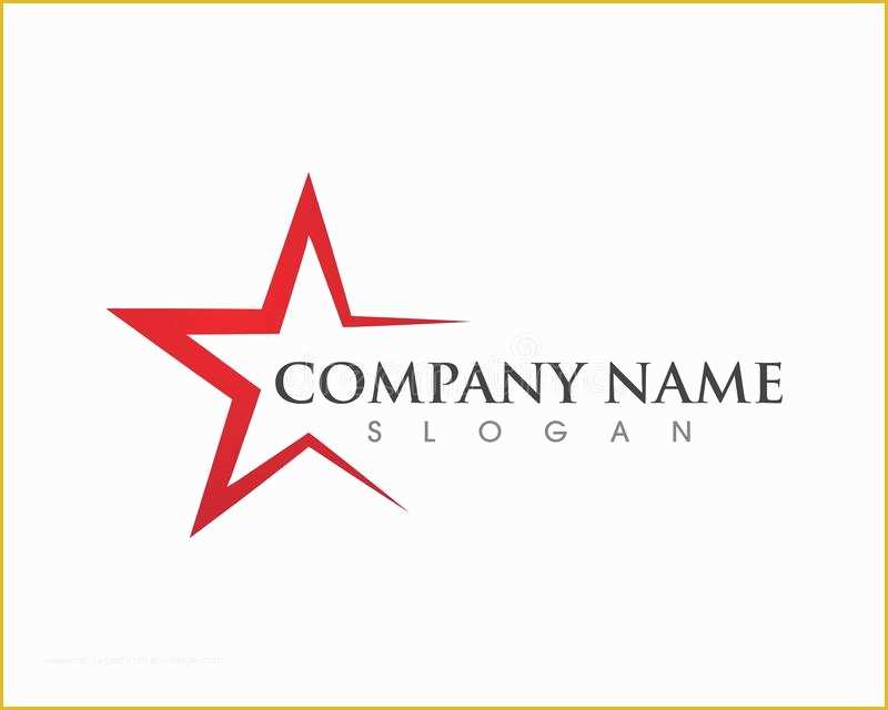 Free Star Logo Templates Of Star Logo Template Stock Vector Illustration Of Color