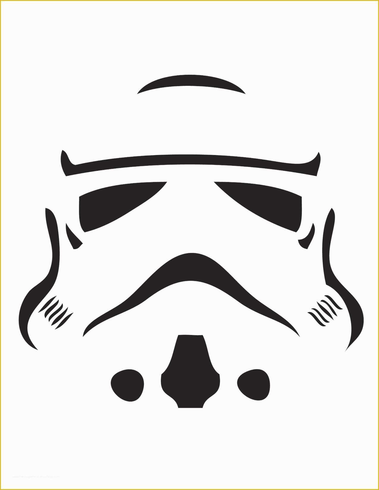 Free Star Logo Templates Of Star Wars Jack O Lantern Stencils