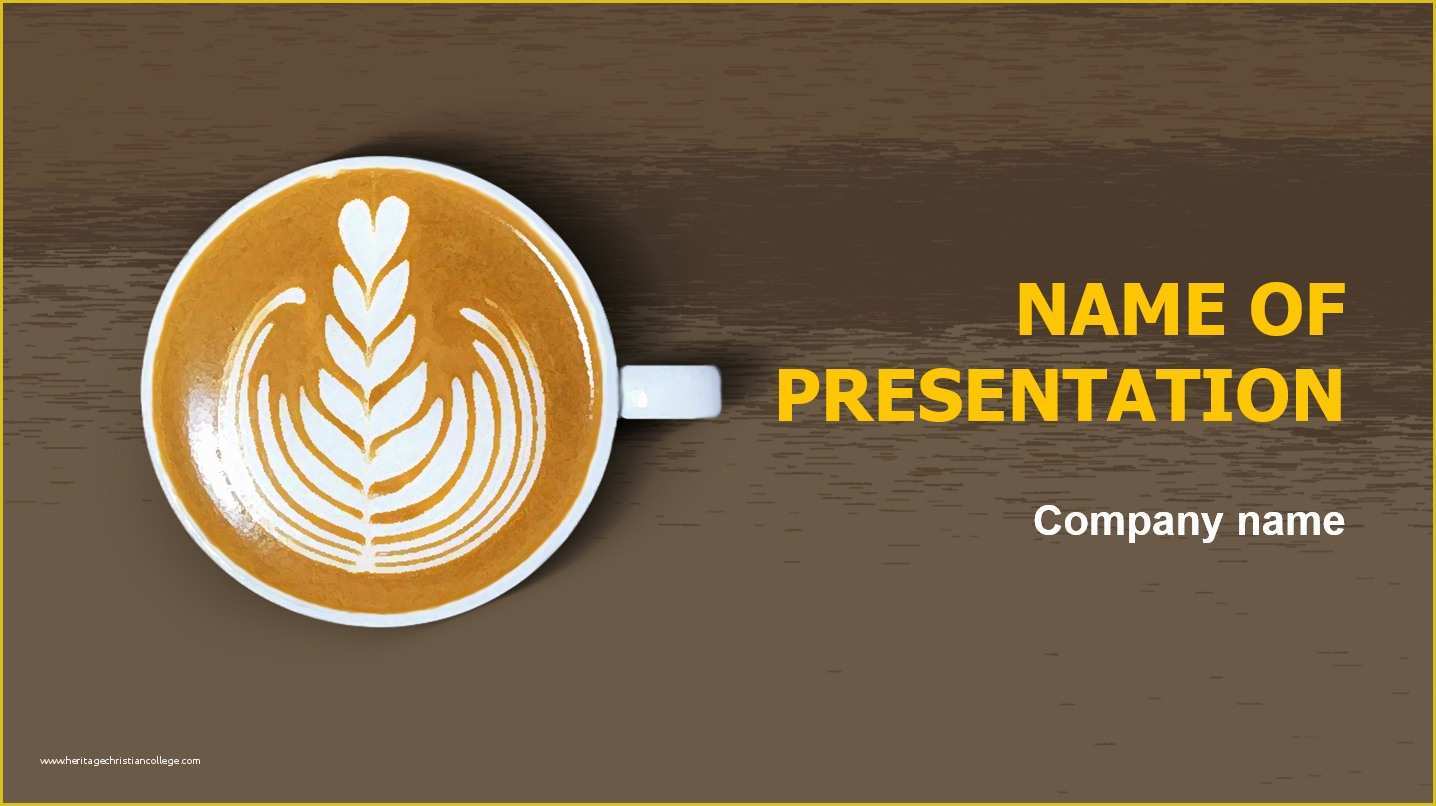 Free Starbucks Coffee Powerpoint Template Of Download Free Smell Coffee Powerpoint theme for