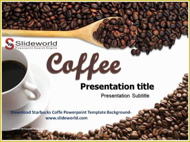 Free Starbucks Coffee Powerpoint Template Of Download Starbucks Coffe Powerpoint Template
