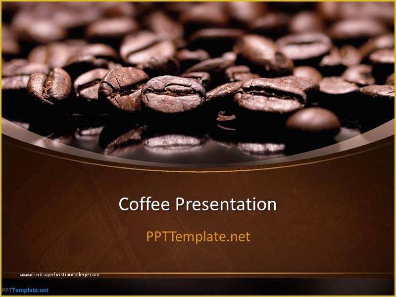 Free Starbucks Coffee Powerpoint Template Of Free Coffee Ppt Template for Powerpoint