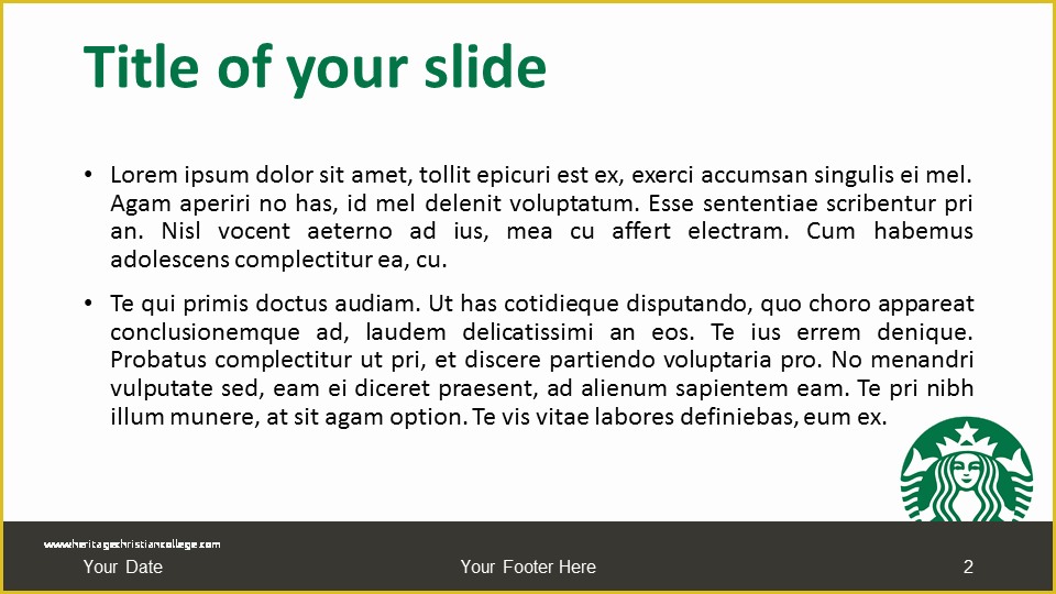 Free Starbucks Coffee Powerpoint Template Of Starbucks Powerpoint Template Presentationgo