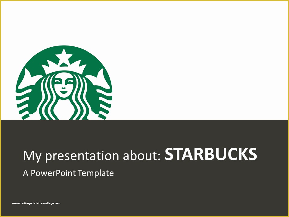 Free Starbucks Coffee Powerpoint Template Of Starbucks Powerpoint Template Presentationgo