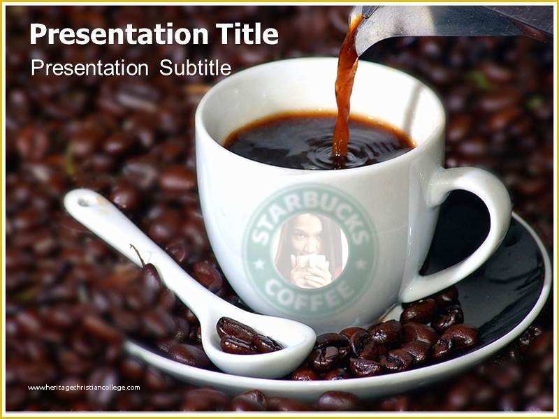 Free Starbucks Coffee Powerpoint Template Of Starbucks Powerpoint Templates and Backgrounds