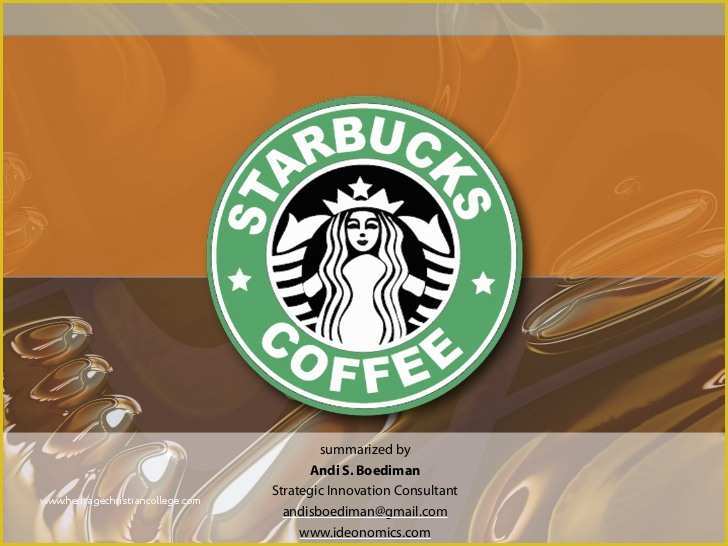 Free Starbucks Coffee Powerpoint Template Of Starbucks Presentation