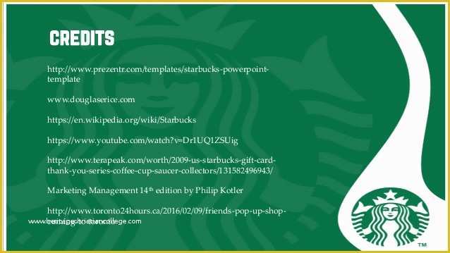 Free Starbucks Coffee Powerpoint Template Of Starbucks Presentation