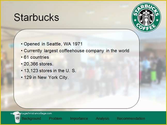 Free Starbucks Coffee Powerpoint Template Of Starbucks Template