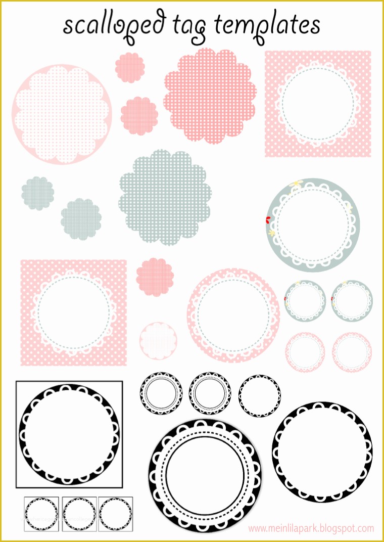 Free Sticker Label Templates Of Kostenlos Zum Ausdrucken Backen Tag Vorlagen Muschelrand