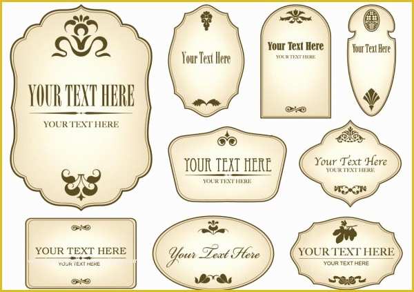 Free Sticker Templates Of 12 Vintage Bottle Label Templates Free Printable Psd