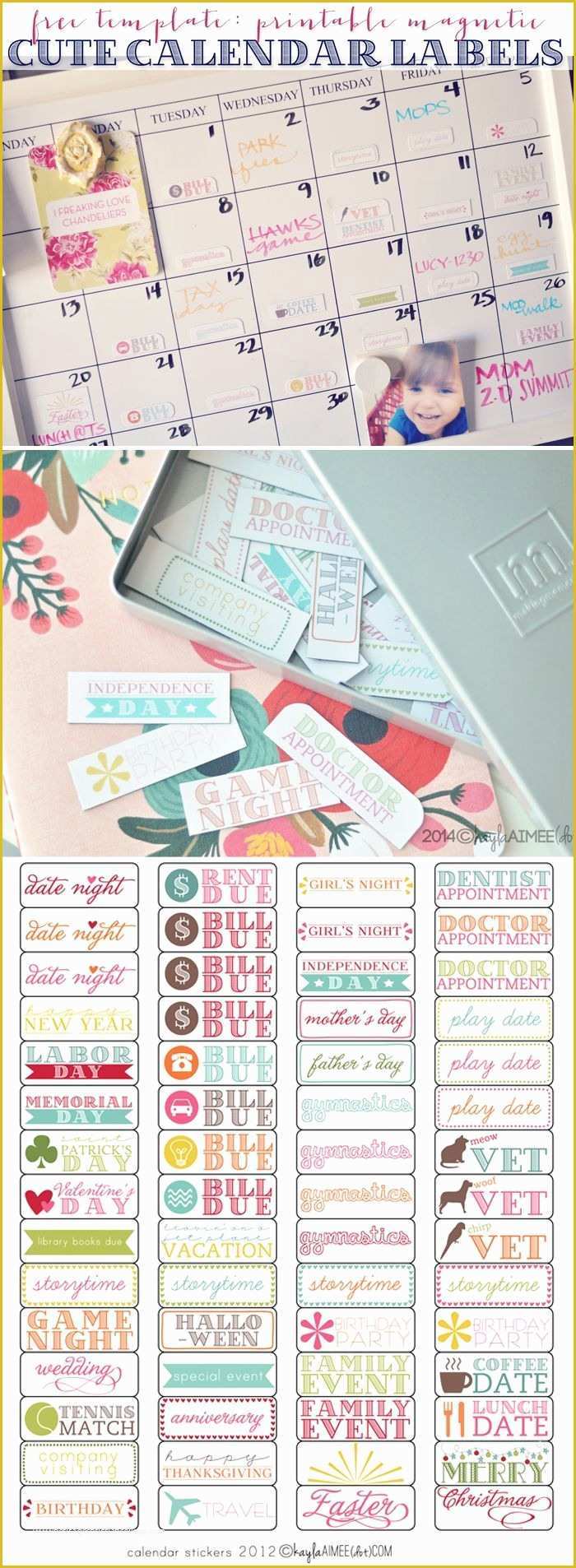 Free Sticker Templates Of Free Template Tutorial Free Printable Magnet Calendar