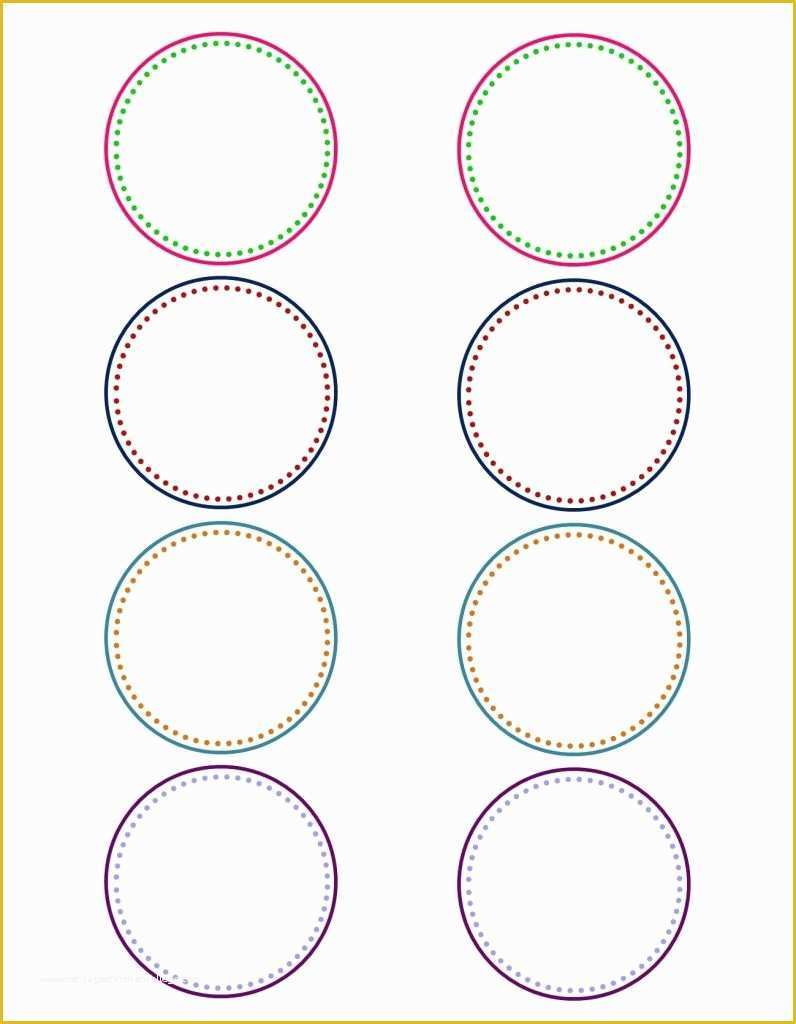 Free Sticker Templates Of Round Labels On Pinterest