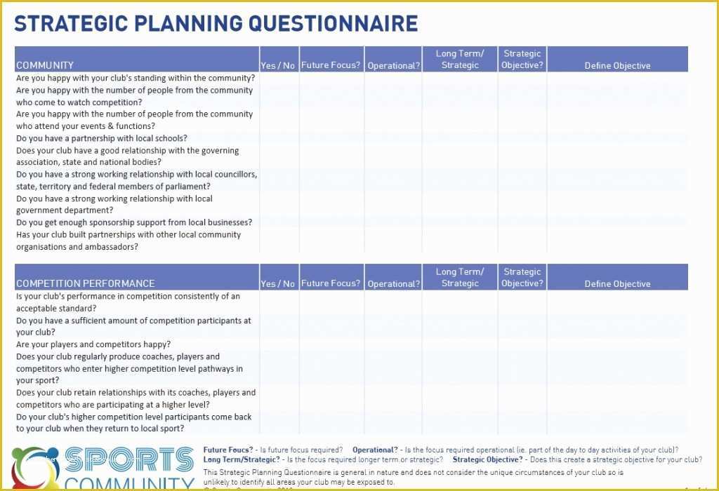 Free Strategic Plan Template Of 18 Free Plan Templates Excel Pdf formats