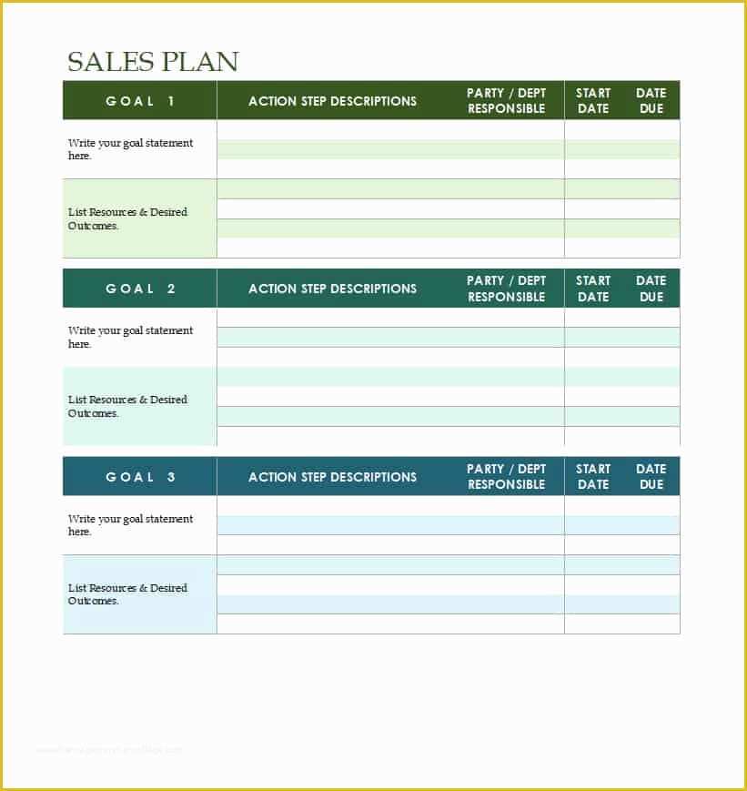 Free Strategic Plan Template Of 32 Sales Plan & Sales Strategy Templates [word & Excel]