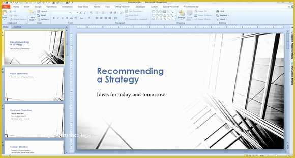 Free Strategic Plan Template Of Strategic Plan Template for Powerpoint 2013
