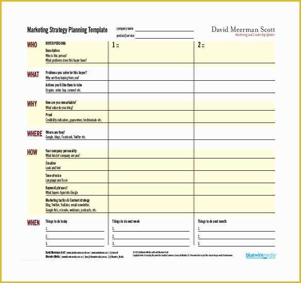 Free Strategic Plan Template Of Strategy Template – 19 Free Word Excel Pdf Document