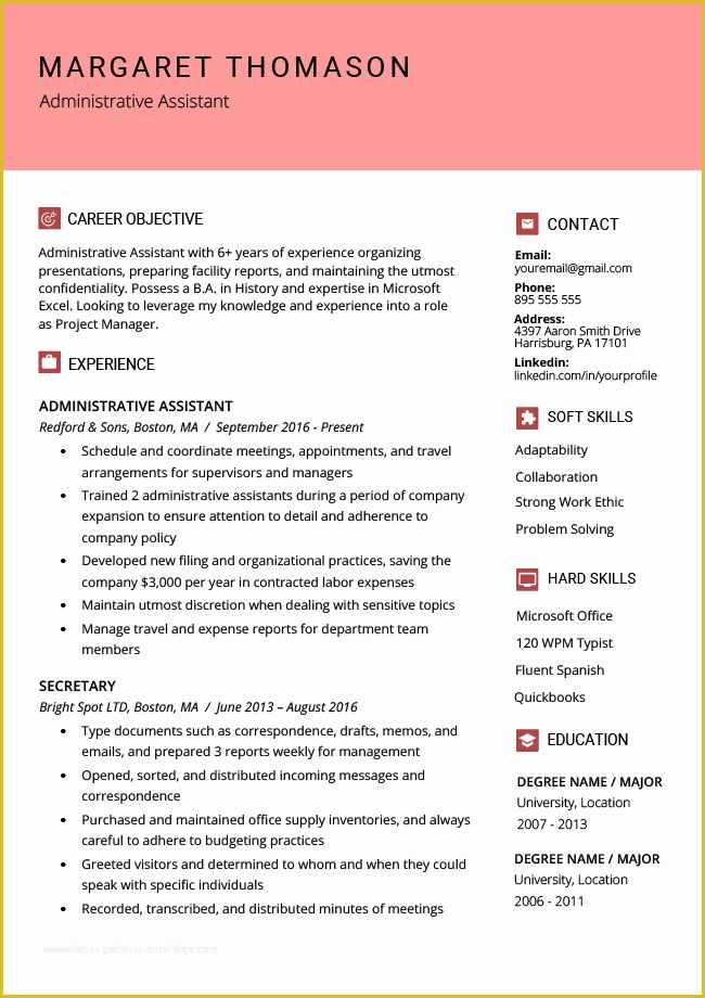 Free Stylish Resume Templates Of 40 Modern Resume Templates Free to Download